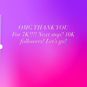 Thank you for 7K!!!!